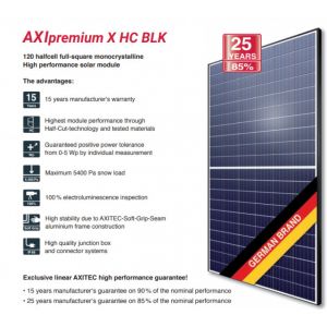 AXIpremium X HC BLK 340 Wp